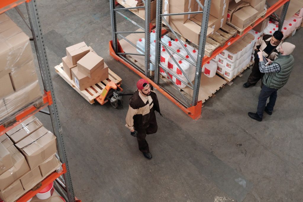 Barcode scanning in warehouse