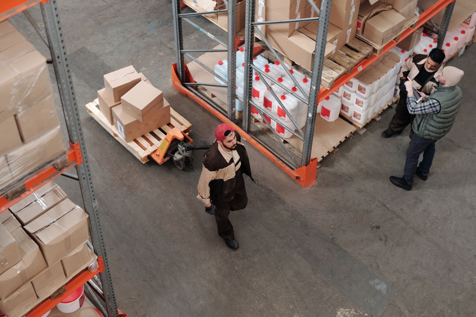 Barcode scanning in warehouse